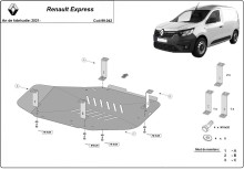 Ocelový kryt palivové nádrže Renault Express (2021-2026)