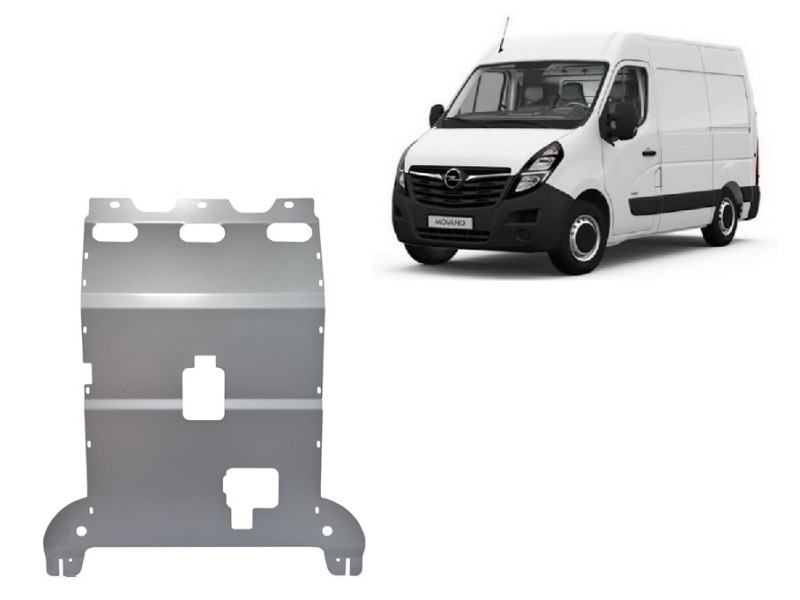 Hliníkový kryt motoru Opel Vauxhall Movano (2022-2026)