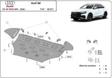 Ocelový kryt motoru Audi Q8 (2018-2026)