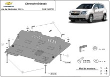 Ocelový kryt motoru Chevrolet Orlando (2011-2018)