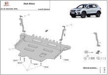 Hliníkový kryt motoru Seat Ateca (2016-2026)