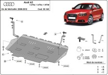 Ocelový kryt motoru Audi A3 (2008-2012)