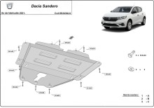 Hliníkový kryt motoru Dacia Sandero III (2021-2026)
