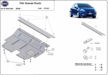 Ocelový kryt motoru Fiat Grande Punto (2006-2018)