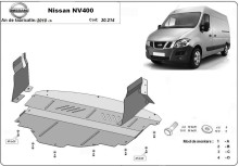 Ocelový kryt motoru Nissan NV400 (2010-2021)