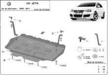 Hliníkový kryt motoru Volkswagen Jetta (2005-2011)