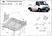Ocelový kryt motoru Ford Transit - FWD (2001-2006)
