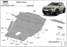 Ocelový kryt motoru Dacia Duster - 4x4 (2024-2026)