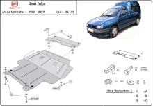 Ocelový kryt motoru Seat Inca (1995-2002)