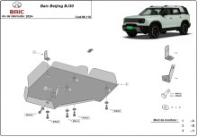 Ocelový kryt diferenciálu Baic Beijing BJ30 (2024-2026)