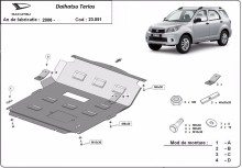 Ocelový kryt motoru Daihatsu Terios (2006-2018)