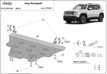 Ocelový kryt motoru Jeep Renegade (2014-2026)