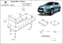 Ocelový kryt diferenciálu	 Suzuki S-Cross - 4WD (2013-2026)