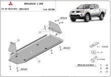Ocelový kryt palivové nádrže Mitsubishi L 200 (2005-2015)