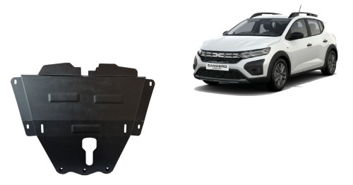 Ocelový kryt motoru Dacia Sandero 3 Stepway (2021-2026)