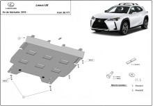 Ocelový kryt motoru Lexus UX (2019-2026)