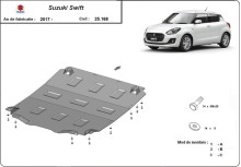 Ocelový kryt motoru Suzuki Swift (2017-2026)