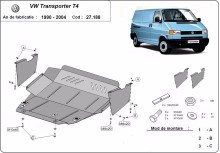 Ocelový kryt motoru VW Transporter T4 (1990-2003)