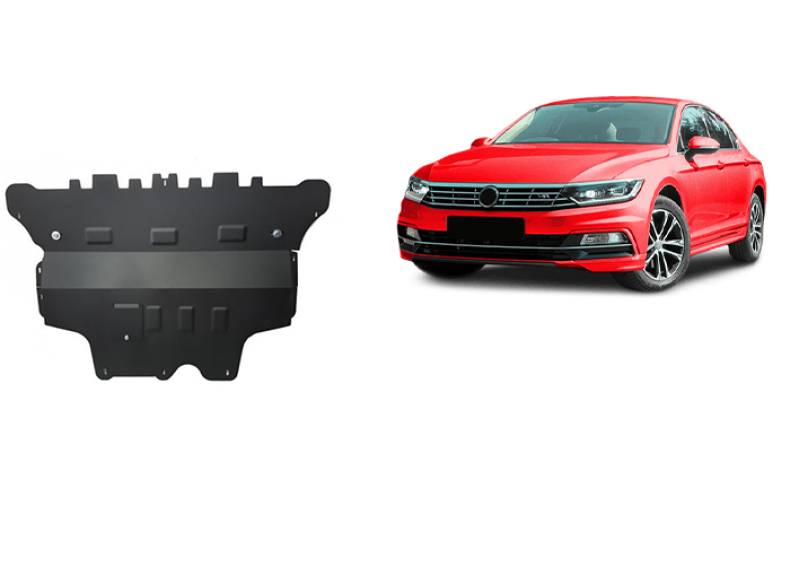 Ocelový kryt motoru VW Passat B8 - Automatická převodovka (2014-2023)