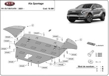Ocelový kryt motoru Kia Sportage (2021-2026)