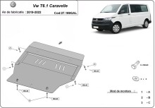 Ocelový kryt motoru pozinkovaná Volkswagen Transporter T6.1 Caravelle (2019-2022)