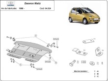 Ocelový kryt motoru Daewoo Matiz (1998-2004)