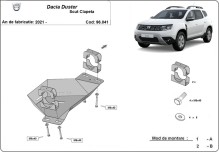 Ocelový kryt EGR Dacia Duster (2021-2024)