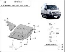 Ocelový kryt motoru Volkswagen Crafter (2006-2016)