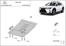 Hliníkový kryt katalyzátoru Lexus UX (2019-2026)