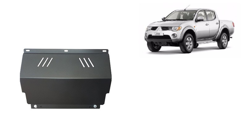 Ocelový kryt chladiče Mitsubishi L 200 (2005-2015)
