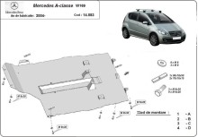 Ocelový kryt motoru Mercedes A-Class (2004-2012)