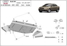 Ocelový kryt motoru Audi A4 B6 (2000-2005)