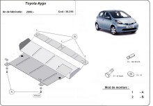 Ocelový kryt motoru Toyota Aygo AB10 (2005-2014)
