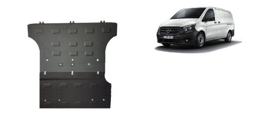 Ocelový kryt motoru Mercedes Vito W447 - 4X2 (2014-2026)