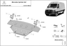 Hliníkový kryt motoru Mercedes Sprinter (2024-2026)