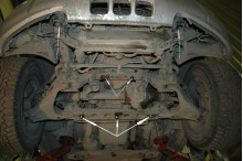 Ocelový kryt motoru Kia Sorento (2006-2010)