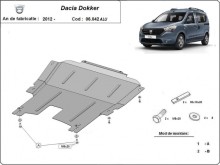Hliníkový kryt motoru Dacia Dokker (2012-2021)