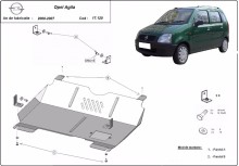 Ocelový kryt motoru Opel Agila (H00) (2000-2007)
