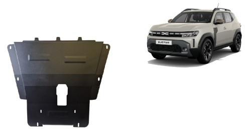 Ocelový kryt motoru Dacia Duster - 4x2 (2024-2026)