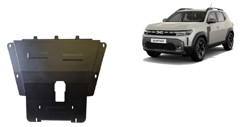 Ocelový kryt motoru Dacia Duster - 4x2 (2024-2026)