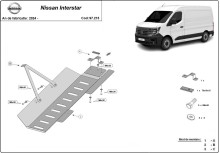 Ocelový kryt EGR systém Start-Stop Nissan Interstar (2024-2026)