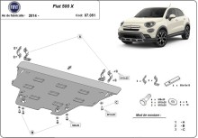 Ocelový kryt motoru Fiat 500x (2014-2026)