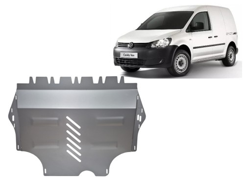 Hliníkový kryt motoru s Webasto Volkswagen Caddy (2011-2020)