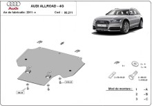 Ocelový kryt převodovky Audi All Road A6 (2011-2018)