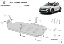 Ocelový kryt palivové nádrže Dacia Sandero III (2021-2026)