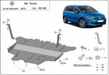 Ocelový kryt motoru VW Touran - Manuální (2015-2026)