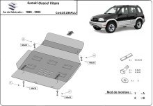 Hliníkový kryt motoru Suzuki Grand Vitara (1999-2005)
