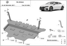 Ocelový kryt motoru VW Arteon - Automatická převodovka (2017-2026)