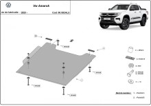 Hliníkový kryt reduktoru Volkswagen Amarok (2023-2026)