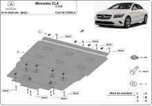 Hliníkový kryt motoru Mercedes CLA (2019-2026)